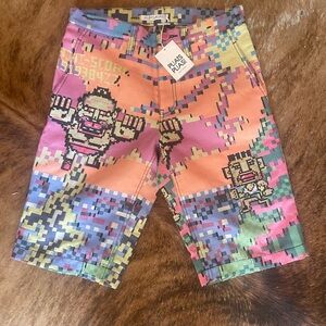 Issey Miyake pleats please sonic y2k shorts